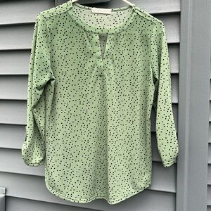 Fair Haven Green Blouse